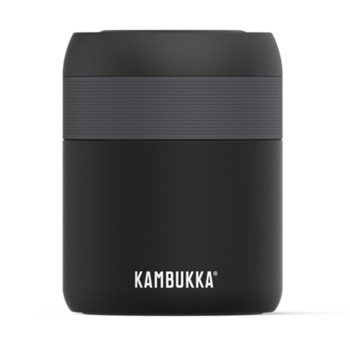 Кутия за храна Kambukka Bora, 600 мл, винтов капак, неръждаема стомана, черна | JAR Computers Kambukka Bora 11-06010