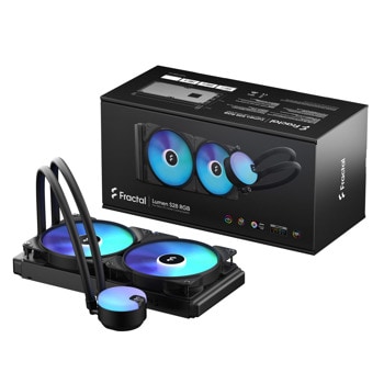 Водно охлаждане за процесор Fractal Design Lumen S28 RGB, съвместимост със сокети Intel LGA 1700/115x/1200/1366/2011/2011-3/2066 & AMD AM5/AM4/FM2+/FM2/FM1/AM3+/AM3/AM2+/AM2 | JAR Computers Fractal Design Lumen S28 RGB FD-W-L1-S2812