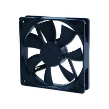 Вентилатор 120мм, EverCool EC12025SL12BA 2Ball, 3 Pin Molex, 1200rpm | JAR Computers EverCool EC12025SL12BA