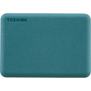 Твърд диск 4TB, Toshiba Canvio Advance (V10)(зелен), външен, 2.5" (6.35 cm), USB 3.2 Gen 1 | JAR Computers Toshiba Canvio Advance (V10) 4TB green