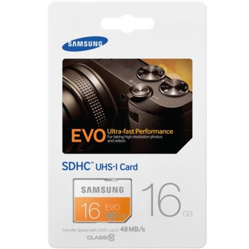 Samsung EVO 16GB SDHC MB-SP16D