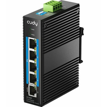 Суич Cudy IG1005P, 1000Mbps, 5 порта, 5x 10/100/1000Mbps RJ-45 (4x PoE) | JAR Computers Cudy IG1005P