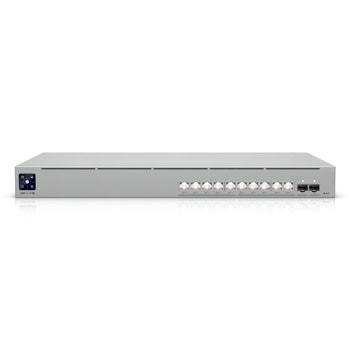 Суич Ubiquiti Pro XG 10 PoE (USW-PRO-XG-10-POE), 10 000 Mbps, 12 порта, 10x 10/100/1000/2500/10000Mbps RJ45 PoE+++, 2x SFP+ | JAR Computers Ubiquiti USW-PRO-XG-10-POE