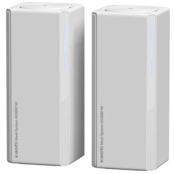 Wi-Fi система Xiaomi Mesh System AX3000 NE (2 pack) EU, 3000Mbps, 2.4GHz (574Mbps)/ 5GHz (2402Mbps), Wireless AX, 4x 10/100/1000Mbps LAN, 4x 10/100/1000Mbps WAN | JAR Computers Xiaomi Mesh System AX3000 NE (2 pack) EU DVB4458GL
