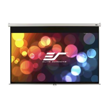 Екран Elite Screens Manual M120XWV2, 120 (304.8 cm), за стена/таван, 2 г. гаранция | JAR Computers Elite Screen M120XWV2 120 White