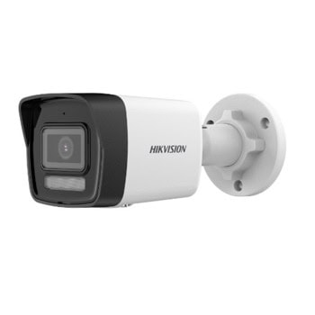 IP камера HikVision DS-2CD1023G2-LIU, насочена "bullet" камера, 2Mpix(1920x1080@30fps), 4mm обектив, H.265/H.264/H.265+/H.264+/MJPEG, IR осветление (до 30м), външна IP67, PoE, вграден микрофон | JAR Computers HikVision DS-2CD1023G2-LIU