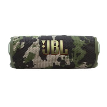 Тонколона JBL Flip 7, 2.0, 35W RMS (25W + 10W), Bluetooth, камуфлаж, IP68 защита, до 14 часа време на работа | JAR Computers JBL Flip 7 Squad JBLFLIP7SQUAD