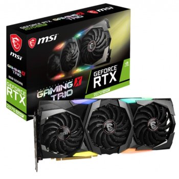 Видео карта Nvidia GeForce RTX 2070 Super, 8GB, MSI Gaming X Trio, PCI-E 3.0, GDDR6, 256-bit, 3x DisplayPort, 1x HDMI, RGB подсветка | JAR Computers MSI RTX2700 SUPER GAMINGX TRIO