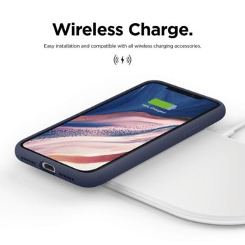 Elago Soft Silicone iPhone11 darkblue ES11SC61-JIN