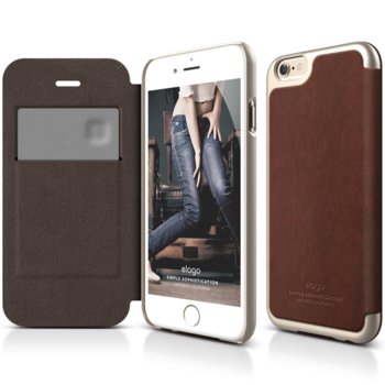 Elago S6 Leather Flip Case Limited Edition