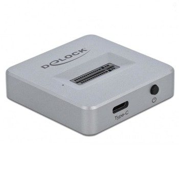 Докинг станция Delock 64000, за M.2 NVMe SSD, USB-C 3.2 Gen 2, сива | JAR Computers Delock 64000
