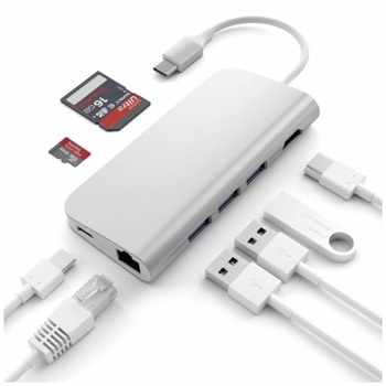 Satechi USB-C Aluminum Multiport Adapter ST-TCMAS