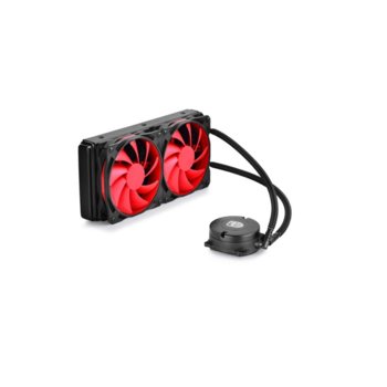Водно охлаждане за процесор, DeepCool Maelstrom 240, съвместимо с LGA2011-V3, LGA2011, LGA1366, LGA1156, LGA1155, LGA1150 (до 150W), FM2+, FM2, FM1, AM3+, AM3, AM2+, AM2 (до 140W) | JAR Computers DeepCool Maelstrom 240