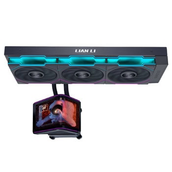 lian li hydroshift ii oled curved 360 tl black