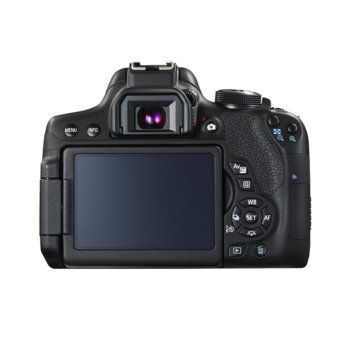 Canon EOS 750D with + Canon SELPHY CP1200 black