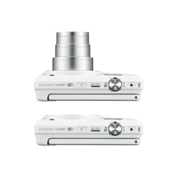 Nikon CoolPix S6900 (White) S-Series SDHC 8GB