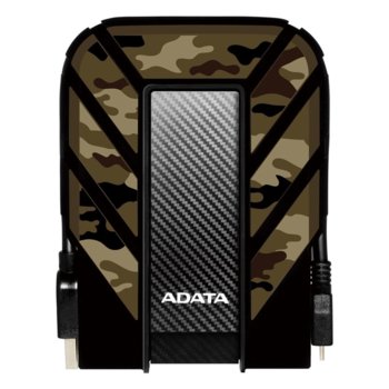 Твърд диск 2TB A-DATA 710M, (камуфлаж), външен, 2.5" (6.35cm), USB 3.2 Gen1 | JAR Computers EXT 2TB 710M USB3.1 CAMOUFLAGE