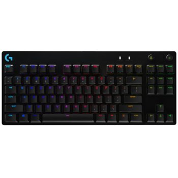 Клавиатура Logitech G PRO KB Clicky, гейминг, механична, RGB, черна, USB | JAR Computers Logitech G PRO KB Clicky 920-009392