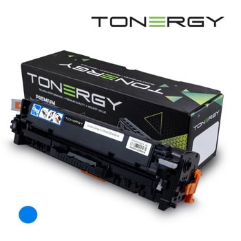 Тонер касета за HP Color LaserJet CM 2320 Series/CP 2020 Series/Pro 300 Series/Pro 400 Series - Cyan - CF381A - Tonergy - Неоригинална, заб.: 2700 брой копия, с чип | JAR Computers Тонер касета за HP CF381A