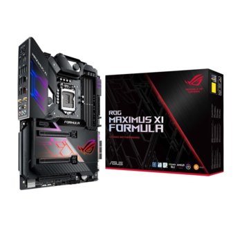 Дънна платка Asus ROG Maximus XI Formula, Z390, LGA1151, DDR4, PCI-Е (HDMI&VGA), (SLI&CFX), 6x SATA 6.0 Gb/s, 2x M.2 socket, 4x USB 3.1 Gen 2, Wi-Fi, Bluetooth, ATX | JAR Computers ASUS ROG MAXIMUS XI FORMULA
