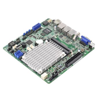 Дънна платка за сървър ASRock Rack Дънна J1900D2Y, DDR3/DDR3L non-ECC, un-buffered, 3x LAN 1000, 2x SATA 3Gb/s, 1x USB 3.0, mini-ITX | JAR Computers ASRock Rack J1900D2Y