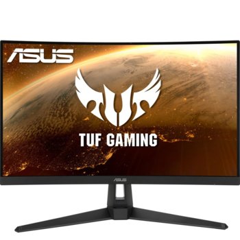 Монитор ASUS TUF Gaming VG27VH1B, 27" (68.58 cm) Curved VA панел, 165 Hz, Full HD, 1ms, 3000:1, 250 cd/m2, HDMI, VGA | JAR Computers Asus VG27VH1B