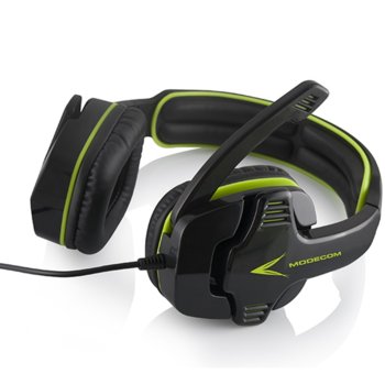 Слушалки Modecom Volcano MC-829 Alien, микрофон, гейминг, 20Hz - 20kHz, 2.2m кабел, зелени | JAR Computers Слушалки с микрофон Modecom S-MC-829 ALIEN
