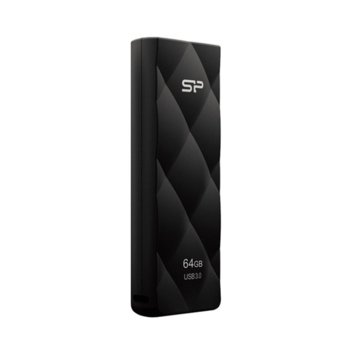 Памет 64GB USB Flash Drive, Silicon Power Blaze B 20 USB 3.0 BLACK | JAR Computers 64GB USB Flash Drive, Silicon Power Blaze B 20