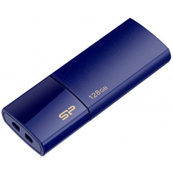 Памет 128GB USB Flash Drive, Silicon Power Blaze B05, USB 3.1, синя | JAR Computers Silicon Power 128GB Blaze B05 Deep Blue