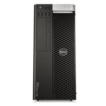 Настолен компютър Dell Precision T3610 BTX Base (PCDELLCA007PT), четириядрен Intel Xeon E5-1620 v2 (3.7 GHz Turbo, 10 MB), 16GB RAM, 1ТB 7200rpm HDD, 3 GB NVIDIA Quadro K4000, Internal Speaker, Mouse & Keyboard, Windows 7 Pro, 3г. | JAR Computers Dell Precision T3610 BTX Base