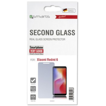4smarts Second Glass Cover Xiaomi Redmi 6