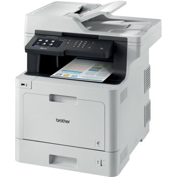 Мултифункционално лазерно устройство Brother MFC-L8900CDW, цветен, принтер/копир/скенер/факс, 1200 x 600 dpi, 31 стр/мин, USB, 12.6"(32.00 cm) цветен сензорен дисплей, LAN1000, Wi-Fi, ADF, двустранен печат, A4 | JAR Computers Brother MFC-L8900CDW (MFCL8900CDWRE1)