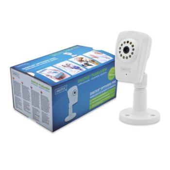 IP камера ASSMANN DIGITUS Plug&View OptiView Pro DN-16046, куполна IP камера, 1Mpix, 2.8мм обектив, WLAN, Day-Night, IR прожектор, H.264 | JAR Computers ASSMANN DN-16046