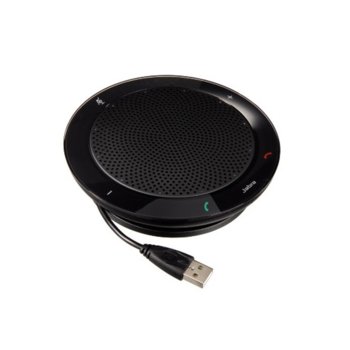 Тонколона Jabra Speak 410, 1.0,USB, черна, микрофон | JAR Computers Jabra Speak 410