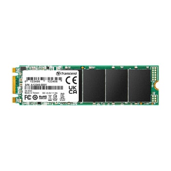 Памет SSD 250GB, Transcend TS250GMTS825S, SATA 6Gb/s, M.2 (2280), скорост на четене 500 MB/s, скорост на запис 330 MB/s | JAR Computers Transcend 250GB TS250GMTS825S