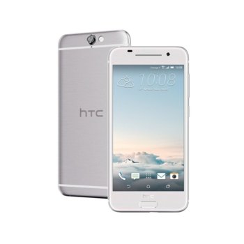 HTC One A9 Opal Silver + Transcend 32GB micro SDHC