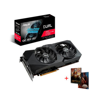 Видео карта AMD Radeon RX 5700 с подарък игра World of Warcaft: Shadowlands и Godfall, 8GB, Asus Dual EVO OC, GDDR6, 256bit, Display Port, HDMI | JAR Computers Asus Dual Radeon RX 5700 EVO OC 8GB