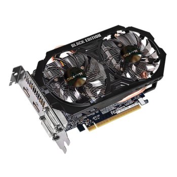Видео карта GF GTX 750 Ti, 2GB Gigabyte N75TWF2BK-2GI, PCI-E 3.0, DDR5, 128bit, 2x HDMI & 2x DVI | JAR Computers Gigabyte GV-N75TWF2BK-2GI