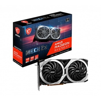 Видео карта AMD Radeon RX 6700 XT, 12GB, MSI Mech 2X, PCI-E 4.0, GDDR6, 192-bit, DP, HDMI | JAR Computers MSI RX6700XT MECH 2X 12G