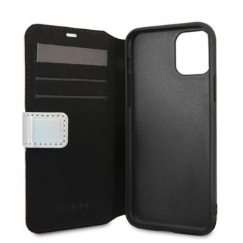 Guess Iridescent Booktype iPhone 11 Pro Max silver