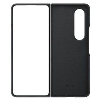 Samsung Fold4 Leather Cover Black EF-VF936LBEGWW