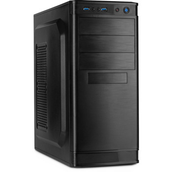 Кутия Inter-Tech IT-5905, ATX, MicroATX, 2x USB 3.0, 1x 3.5mm жак, черна, без захранване | JAR Computers Кутия за компютър Inter-Tech