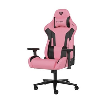 Геймърски стол Genesis Nitro 720, до 150kg, газов амортисьор, 3D Armrest adjustment, черен/розов | JAR Computers Genesis Gaming Chair Nitro 720 Pink-Black