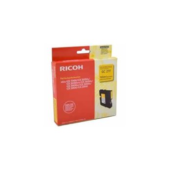 Касета ЗА RICOH GX 3000/3050N/5050N - Yellow - Type GC21Y - P№ 405535 | JAR Computers Касета ЗА RICOH GX 3000/3050N/5050N - Yellow