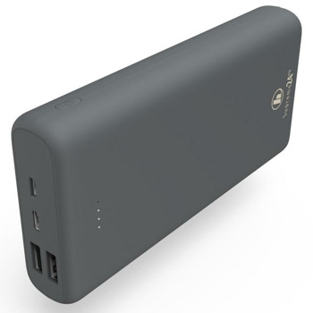 Външна батерия/power bank/ Hama Supreme 24HD (201670), 24000mAh, сива, от 1x USB-C, 1x micro-USB към 1x USB C, 2x USB A image