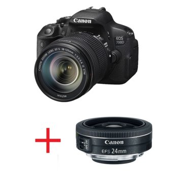 Canon EOS 700D + EF-s 18-135mm IS STM+wifi SD 8gb