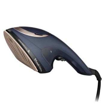 Уред за гладене Russell Hobbs Steam Genie 2-in-1, 150ml резервоар, с пара, 1700W, синя | JAR Computers Уред за гладене с пара Russell Hobbs 28370-56