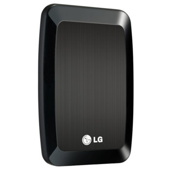 Твърд диск 250GB LG XD2, 2.5" (6.35 cm), външен, USB 2.0, (+захранване през USB), черен | JAR Computers 250GB LG XD2
