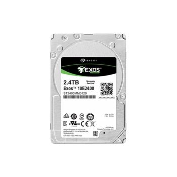 Твърд диск 2.4TB Seagate Exos 10E2400 ST2400MM0129, SAS 12Gb/s, 10000rpm, 256MB кеш, 2.5" (6.35cm) | JAR Computers Seagate 2.4TB Exos 10E2400 2.5in