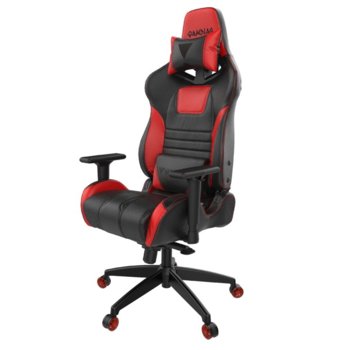 Геймърски стол Gamdias Achilles M1A-L, кожа, до 200kg, черен/червен | JAR Computers Gamdias Achilles M1A-L RGB Black/Red